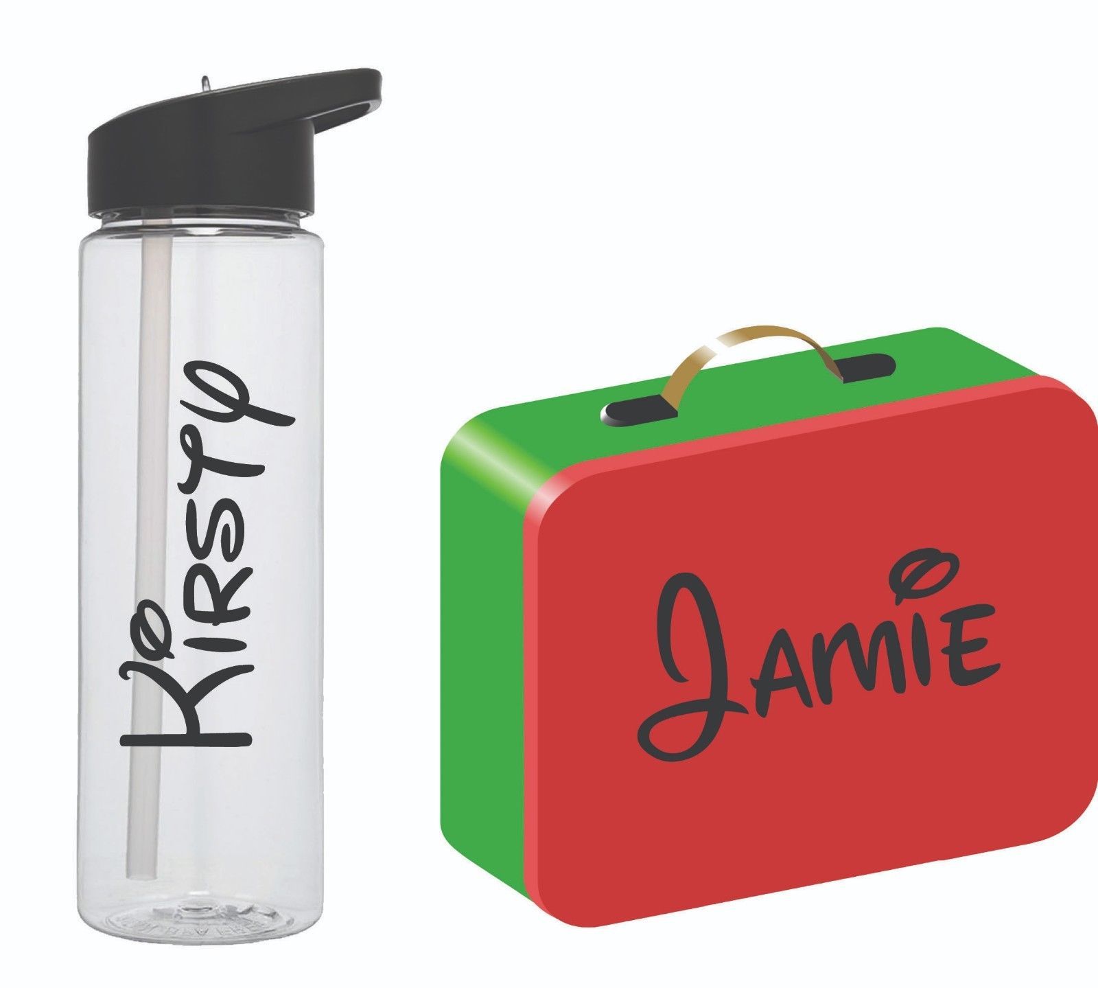 Personalised Custom Name Sticker for Water Bottle, Lunchbox, Disney  decal